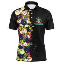 Load image into Gallery viewer, Grab Your Balls Funny Men Polo Bowling Shirt Personalized Bowlers Jersey Short Sleeve NBP62