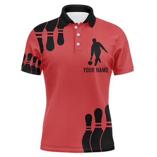 Funny Men Polo Bowling Shirt, My Mind's in The Gutter But My Balls Aren't, Custom Bowler Team Jersey NBP24