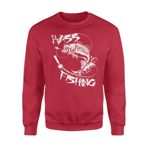 Bass fishing fly fishing- Standard Fleece Sweatshirt