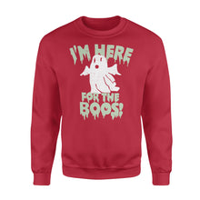 Load image into Gallery viewer, I&#39;m here for the boos - Standard Crew Neck Sweatshirt