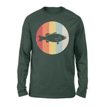 Load image into Gallery viewer, Retro Vintage Bass Fishing Long sleeve shirt - FSD1416D02