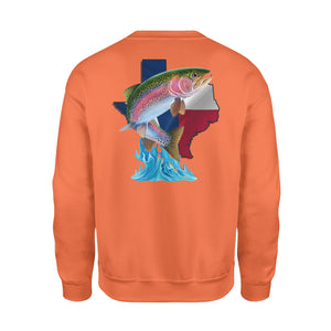 Trout fishing Texas trout season  - Standard Fleece Sweatshirt