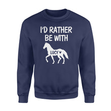 Load image into Gallery viewer, Personalized horse name shirt and hoodie - Standard Fleece Sweatshirt