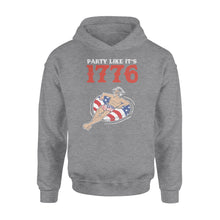 Load image into Gallery viewer, Women&#39;s USA Patriotic party like it&#39;s 1776 - Standard Hoodie