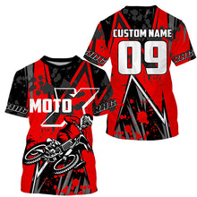 Load image into Gallery viewer, Kid&amp;adult extreme MX racing jersey UPF30+ personalized dirt bike off-road Motocross long sleeves PDT253