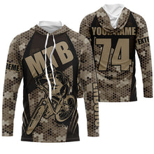 Load image into Gallery viewer, Personalized adult kid MTB jersey Custom UPF30+ Camouflage mountain bike riding shirt Cycling gear| SLC201