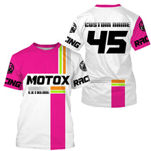 Load image into Gallery viewer, Extreme custom dirt bike riding jersey girls women UPF30+ motocross youth off-road shirt PDT268