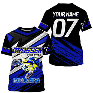 Extreme Motocross racing jersey personalized UPF30+ youth adult crosser freestyle biker off-road PDT215