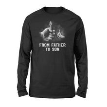 Load image into Gallery viewer, From Father to son Fishing Long sleeve shirt Fish hook - SPH54