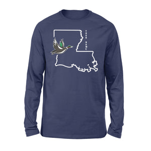 Hunting Teal Louisiana Duck Hunting shirt Long sleeve - FSD1163