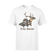 Load image into Gallery viewer, Buck Deer Fish Camo design personalized shirt for men and women D03