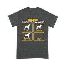 Load image into Gallery viewer, Boxer Standard T-shirt | Funny Guide to Training dog - FSD2408D08