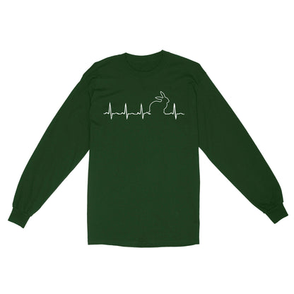 Men’s Rabbit hunting Shirt, Rabbit Pulse Heartbeat Long sleeve - FSD3787 D06