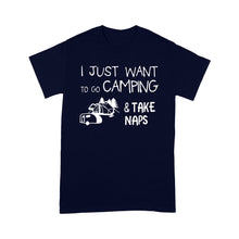 Load image into Gallery viewer, Camper T-shirt about Taking Naps - Funny Camping - I04D0525012116