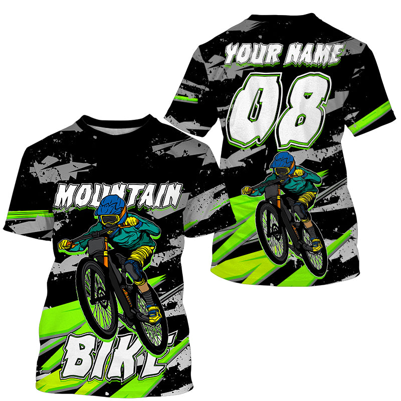 Kids mountain bike jersey UPF30+ MTB shirt mens cycling jersey boys girls riding jersey biking top| SLC268