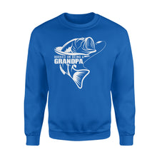 Load image into Gallery viewer, Hooked on being a Grandpa,  Funny Fishing Gift for Grandpa D02 NQS1335 Sweatshirt