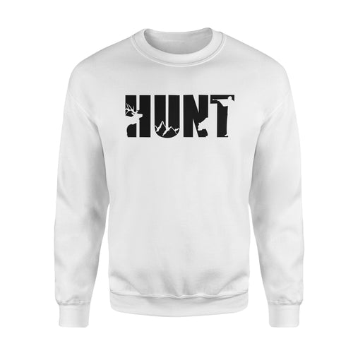 Hunting shirts Crew Neck Sweatshirt, bow hunting, rifle hunting, archery Shirts For Men Women - NQS1286