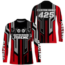 Load image into Gallery viewer, Personalized Extreme Motocross Jersey UPF30+ Kid Adult Dirt Bike MX Racing Long Sleeves NMS1135