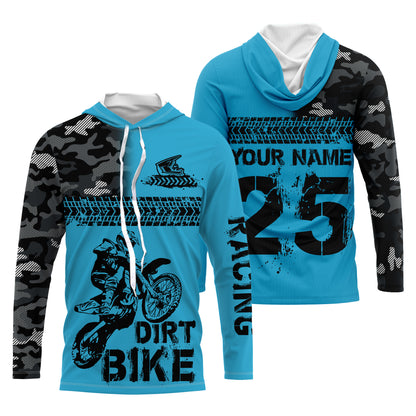 Personalized Motocross camo jersey UV protective MX for youth kid adult dirt bike off-road shirt PDT79