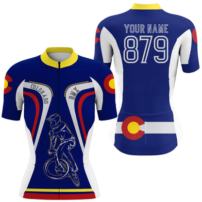 BMX Colorado CO Mens Womens Cycling Jersey Custom Cyclist Bicycle Motocross Biking| NMS804