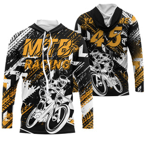 Personalized MTB jersey UPF30+ Mountain bike gear Downhill trails cycling top Adult kid MTB shirt | SLC100