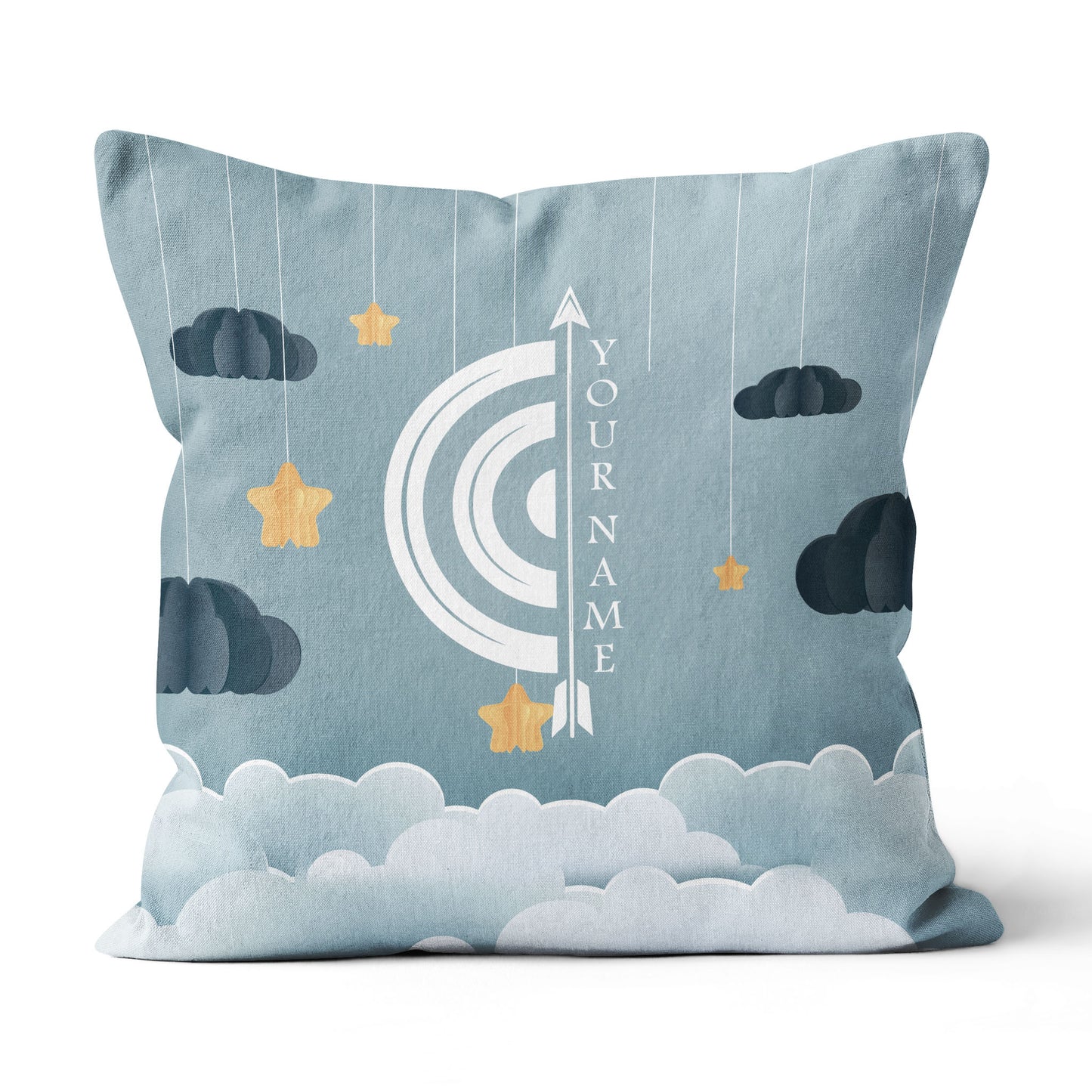 Personalized Funny Clound Archery Target Pillow, Decorative Throw Pillow TDM0754