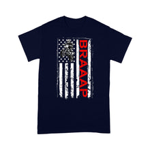 Load image into Gallery viewer, Dirt Bike Men T-shirt - BRAAPP Cool Motocross Rider Tee, Off-road Dirt Racing Shirt for Dad Papa Biker| NMS181 A01