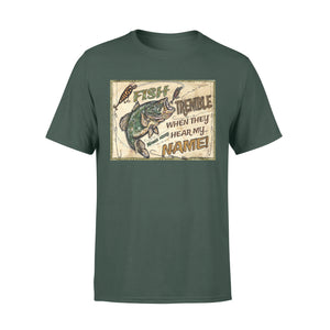 Fish tremble personalized - Standard T-shirt