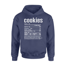 Load image into Gallery viewer, Cookies nutritional facts happy thanksgiving funny shirts - Standard Hoodie