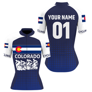 Custom Colorado Cycling Jersey Cyclist Bicycling Motocross Road Biking Riders| NMS808