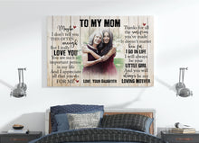 Load image into Gallery viewer, Personalized Canvas| To My Mom I Love You| Birthday Gift for Her, Mother, Mom| Thoughtful Gift on Mother&#39;s Day, Christmas| N1505