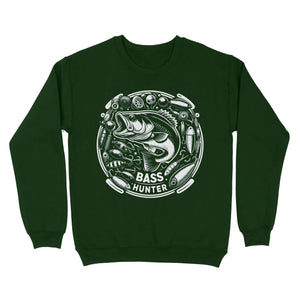 Sweatshirt - Fishing rules for bass hunter A55