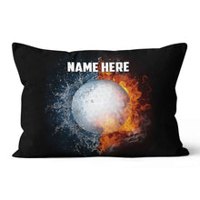 Load image into Gallery viewer, Fire And Water Golf Ball Custom Pillow Personalized Cool Golfer Gifts LDT1203