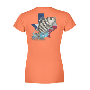 Sheepshead season Texas Sheepshead fishing - Standard Women's T-shirt