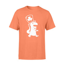 Load image into Gallery viewer, Irish T-Rex Dinosaur Clover Hat st paddys gifts St. Patricks t-shirt NQS153