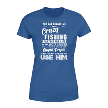 Load image into Gallery viewer, Funny Fishing Woman T-shirt &quot; I have a crazy Fishing partners for life&quot; - great birthday, Christmas gift ideas for fishaholic - SPH61