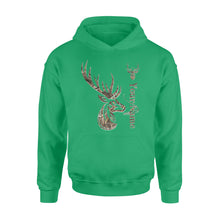 Load image into Gallery viewer, Deer hunting camo deer hunting personalized shirt perfect gift - Standard Hoodie