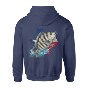 Sheepshead season Texas Sheepshead fishing - Standard Hoodie
