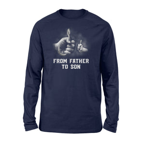 From Father to son Fishing Long sleeve shirt Fish hook - SPH54
