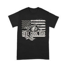 Load image into Gallery viewer, Reel Cool Dad American flag shirt, Perfect Father&#39;s Day Gifts for Fisherman D01 NQS1213 - Standard T-shirt