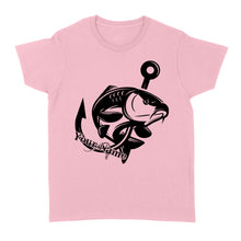 Load image into Gallery viewer, Carp fishing tattoos Customize name Women&#39;s T-shirt, personalized fishing gifts for fisherman - NQS1208