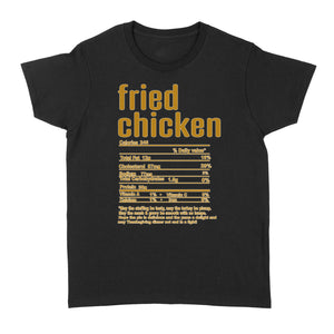 Fried chicken nutritional facts happy thanksgiving funny shirts - Standard Women's T-shirt