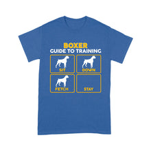 Load image into Gallery viewer, Boxer Standard T-shirt | Funny Guide to Training dog - FSD2408D08