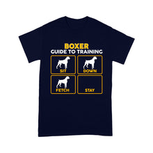 Load image into Gallery viewer, Boxer Standard T-shirt | Funny Guide to Training dog - FSD2408D08