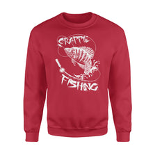 Load image into Gallery viewer, Crappie fishing fly fishing - Standard Fleece Sweatshirt