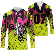Load image into Gallery viewer, MX racing custom motocross jersey UPF30+ dirt bike off-road motorcycle mens womens youth racewear NMS963