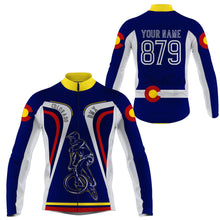 Load image into Gallery viewer, BMX Colorado CO Mens Womens Cycling Jersey Custom Cyclist Bicycle Motocross Biking| NMS804