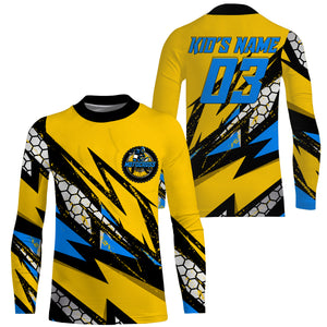 Kid&adult custom motocross jersey UPF30+ dirt bike racing extreme off-road motorcycle racewear NMS943