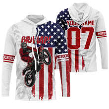Load image into Gallery viewer, American motocross jersey personalized UPF30+ Brap dirt bike racing off-road motorcycle riders NMS987