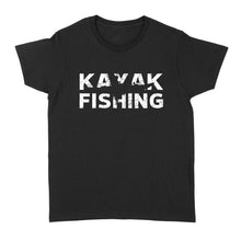 Load image into Gallery viewer, Kayak fishing women T-shirt kayak Angler Bass Fishing gift - FSD1177